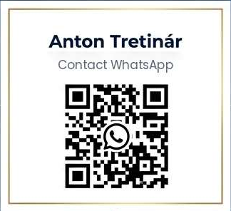WhatsApp QR code for Anton Tretinár